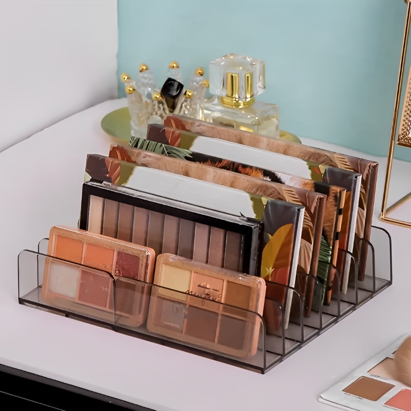 Acrylic Eyeshadow Organizer, Makeup Drawer Organizer 7 Space Cosmetic ...