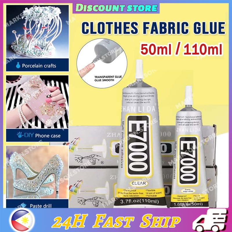 COD E7000 Fabric Glue Original Multi-Purpose Adhesive Glue | Shopee ...