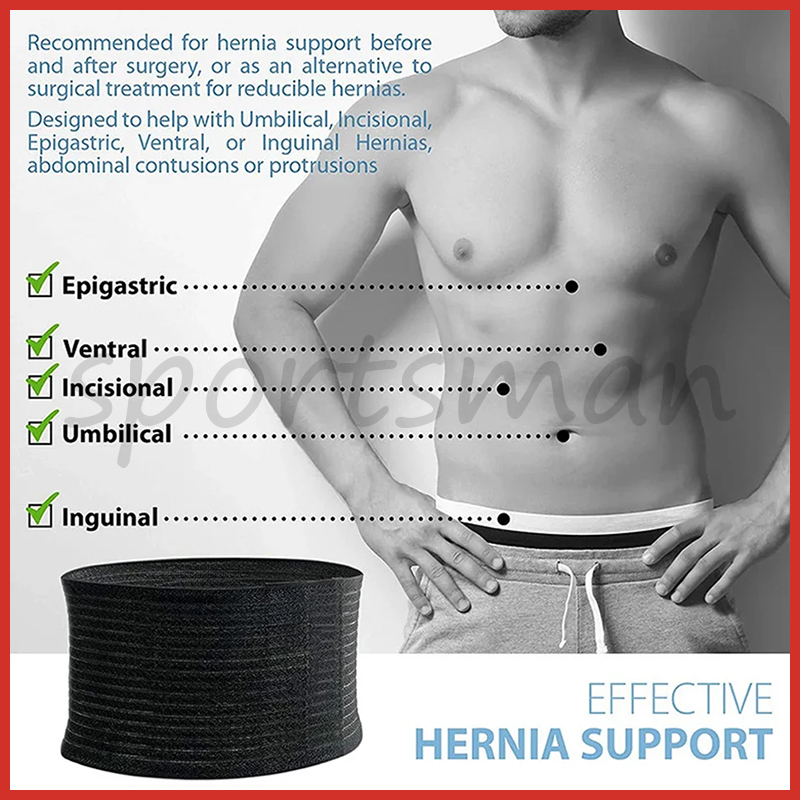 Premium Umbilical Hernia Belt Abdominal Binder with Hernia Support Pad ...