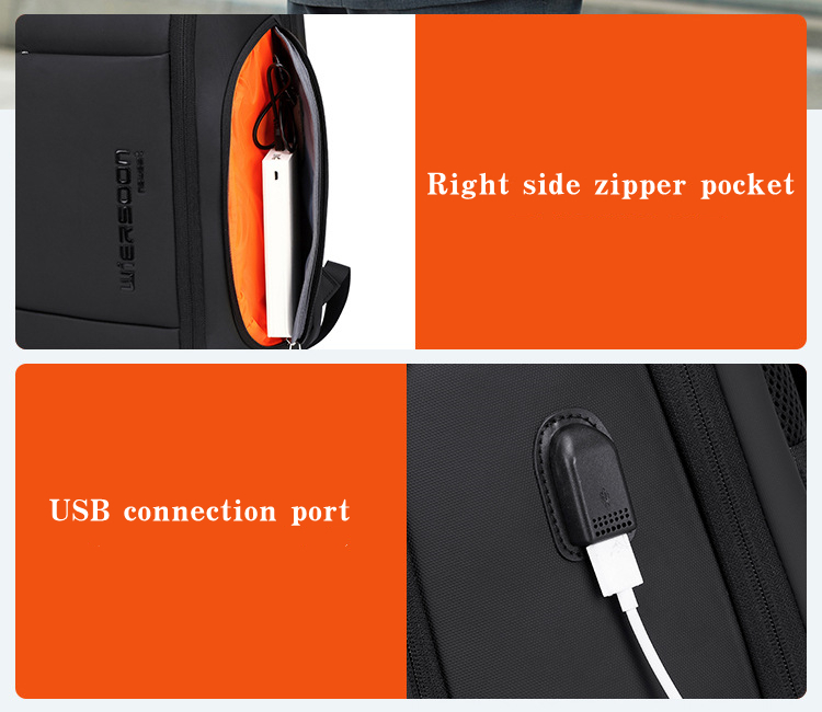 Boniyee 17.3 Inch Anti-Theft Travel Backpack - USB Charging Port, Waterproof Laptop Bag For Business - View #6