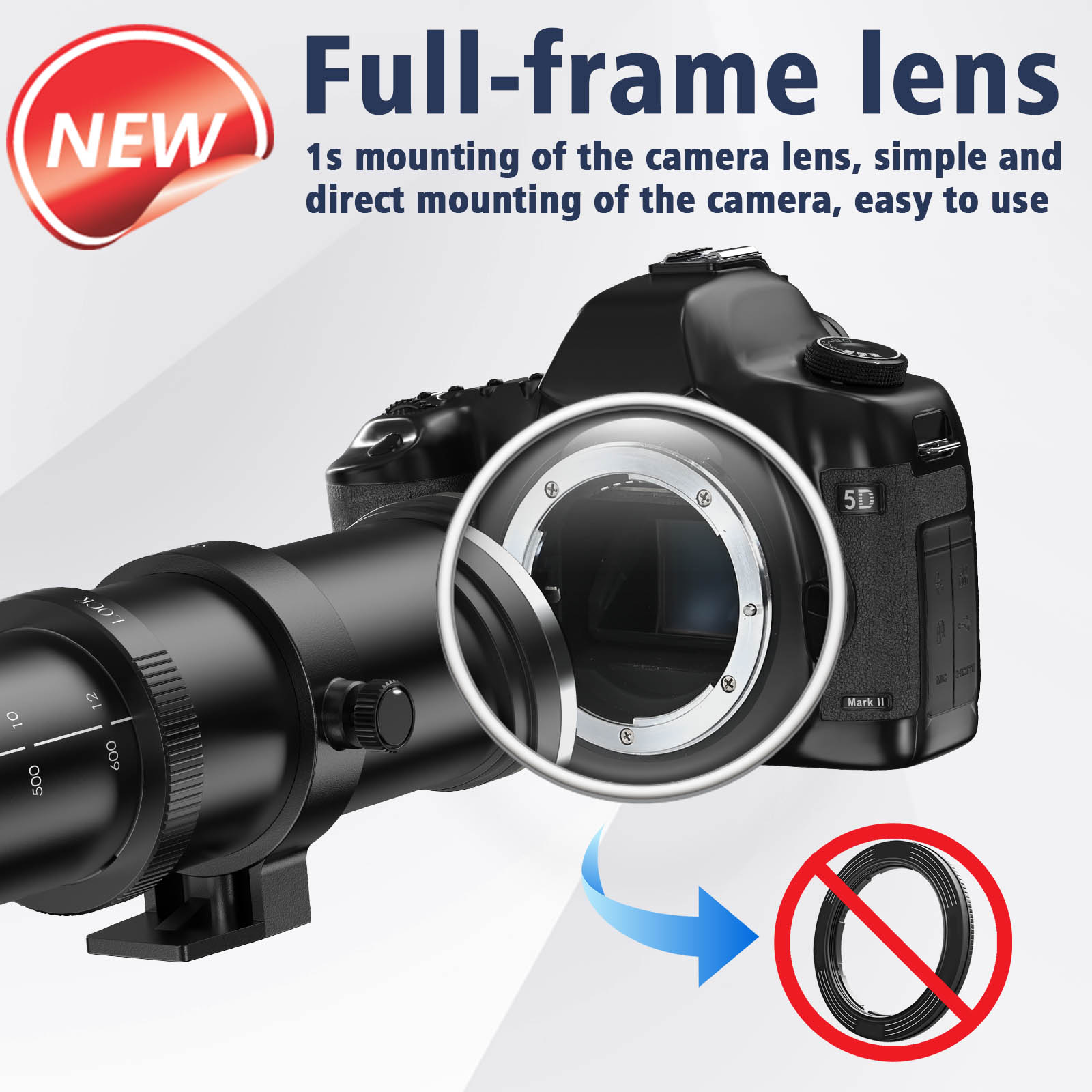Lightdow 420-800mm F8.3 Telephoto Lens Full Frame Lens with original ...