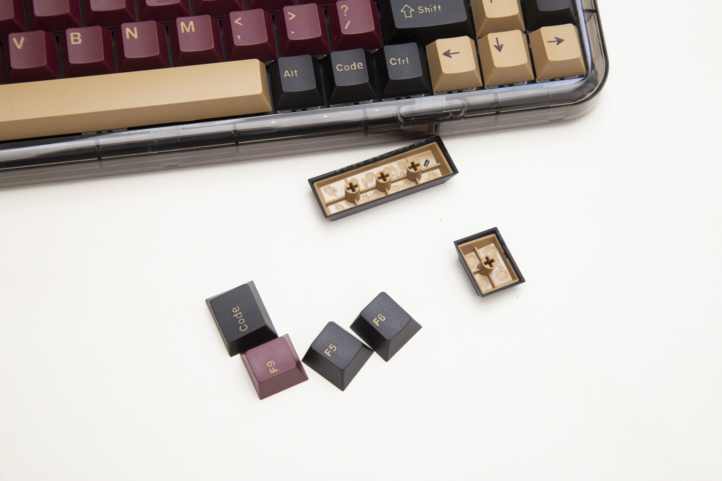 【PH STOCK】Red Samurai keycap Double shot Cherry Profile pbt Fit 61 68 ...