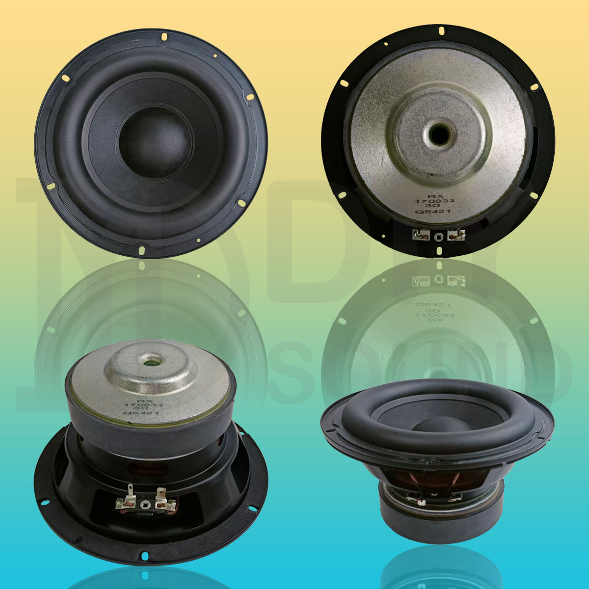 DIYSOUND JBL 6.5 inch Speaker 3Ω 100W 6.5 inch Subwoofer Audio Speaker