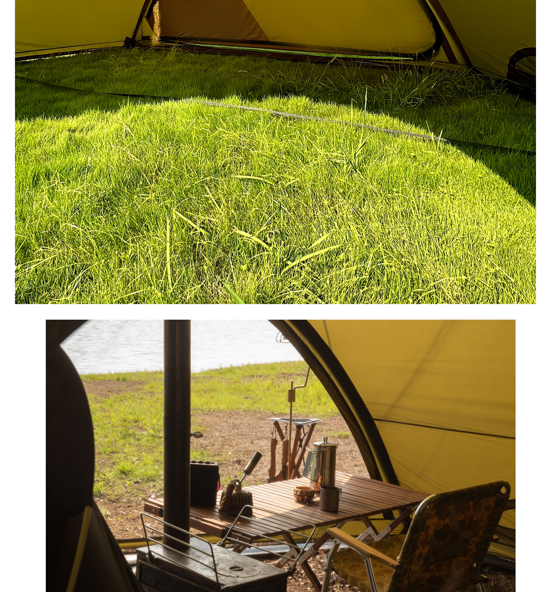 Outdoor Camping Tent, Portable Camping Equipment 70D Silicone Coating