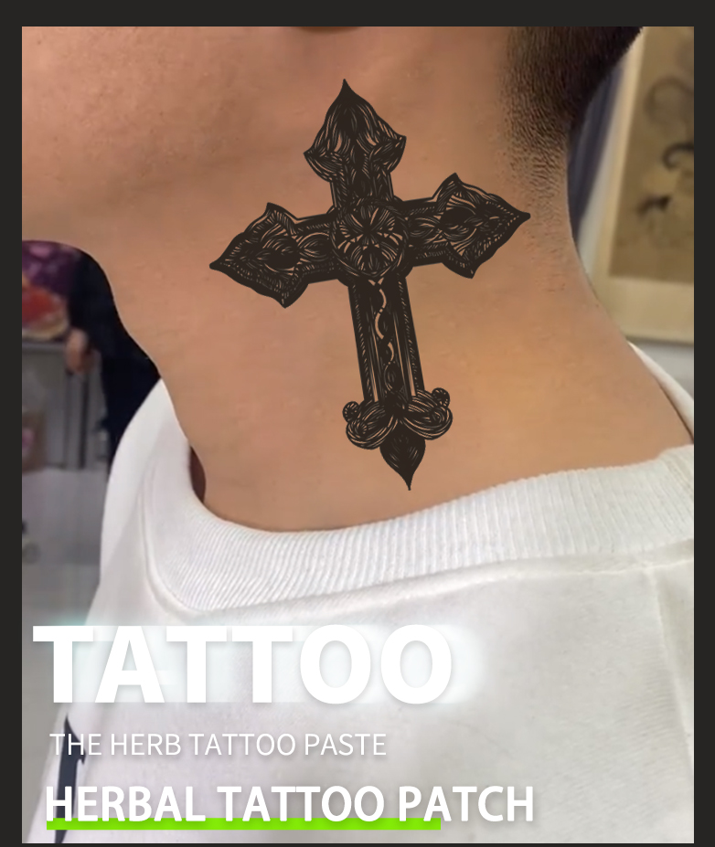 Black Rope Shelf Tattoo Sticker, LongLasting Waterproof 12 Weeks