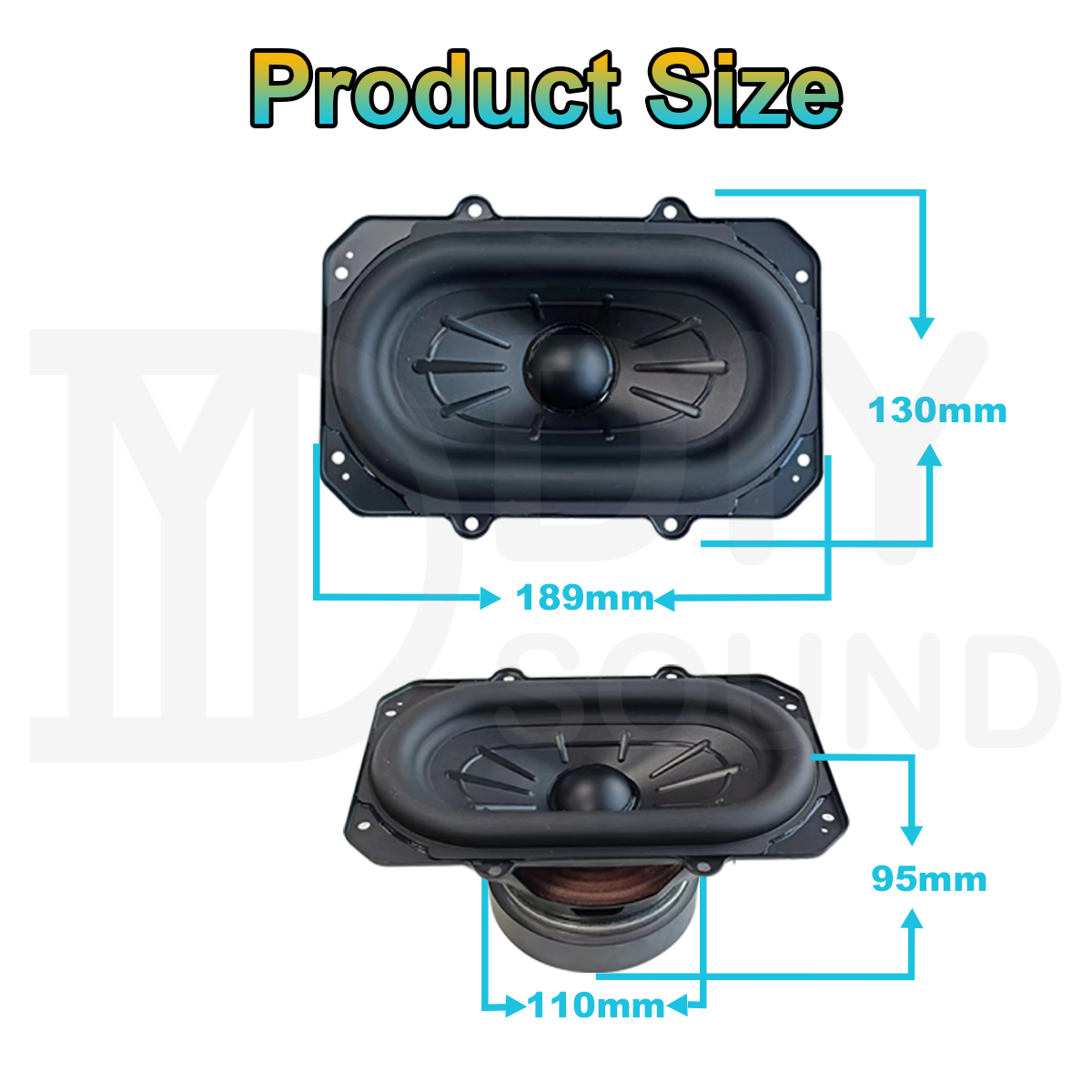 DIYSOUND JBL BB3 Subwoofer 5*7 inches 3Ω 80W BASS 5*7 inches Audio