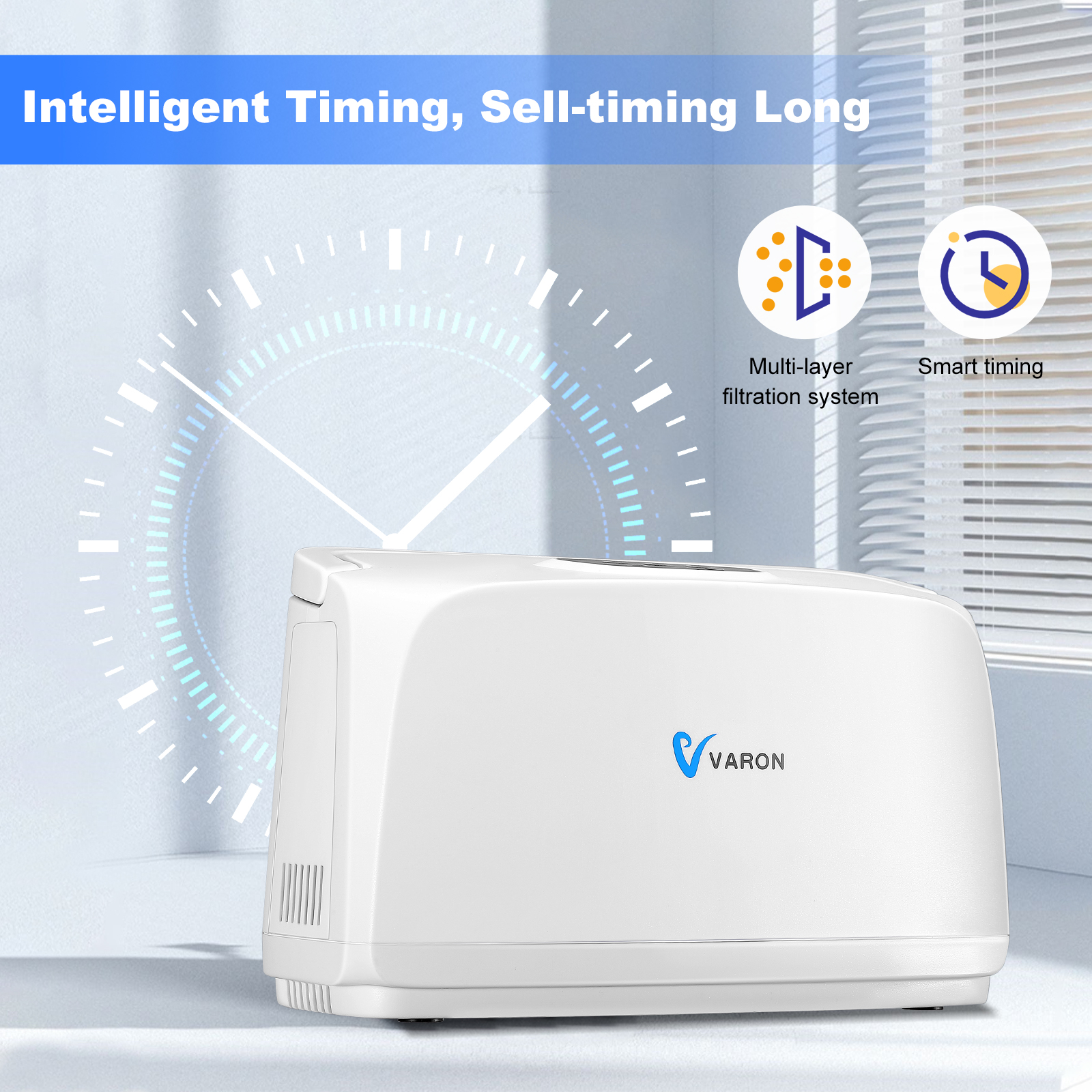 【Local Warehouse+COD】VARON 1 Full Set Oxygen Concentrator, Oxygen ...