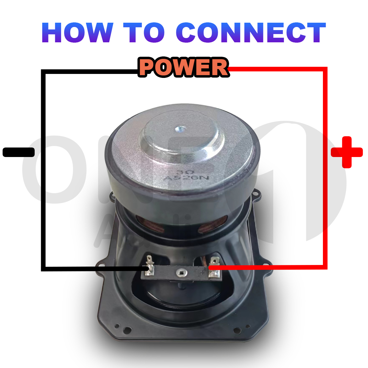 OneAudio JBL BB3 Subwoofer 5*7inch 3Ohms 80W Subwoofer 5*7 inches BASS