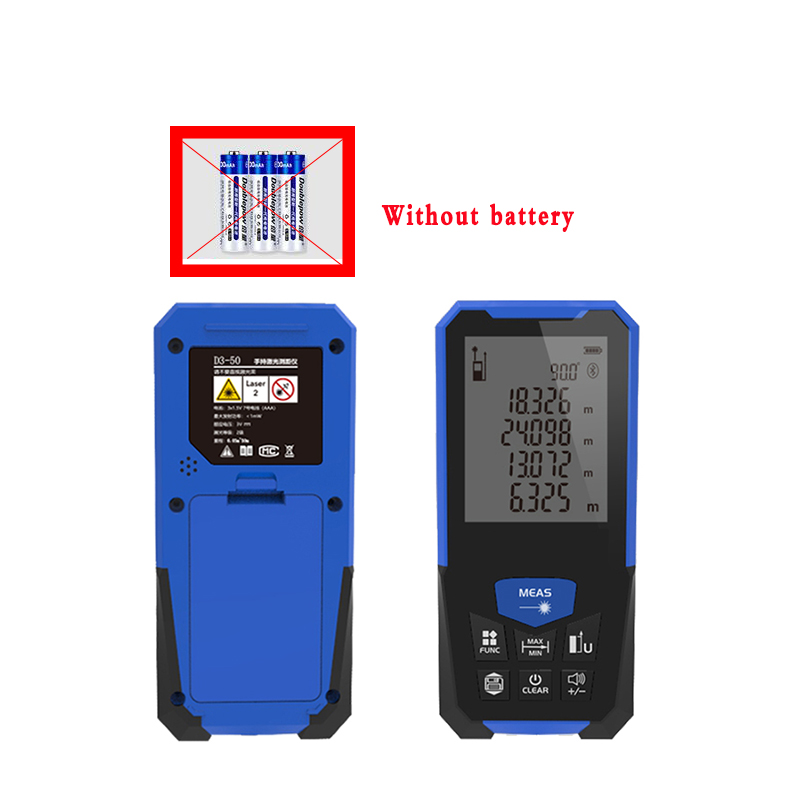 Laser Distance Measurement Tool Digital Tape Measure Rangefinder ...