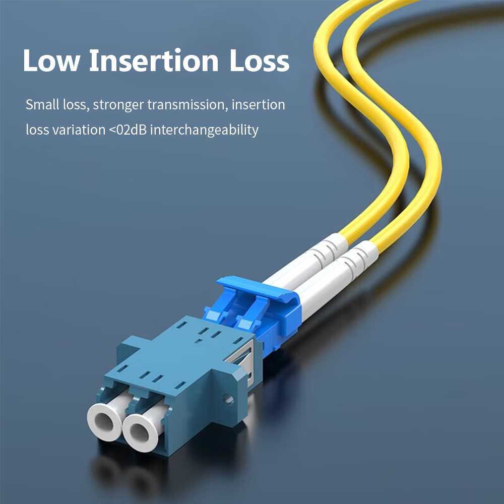 HOOLNX 30/50/100PCS/Lot LC UPC Duplex Single-mode Fiber Optic Adapter ...
