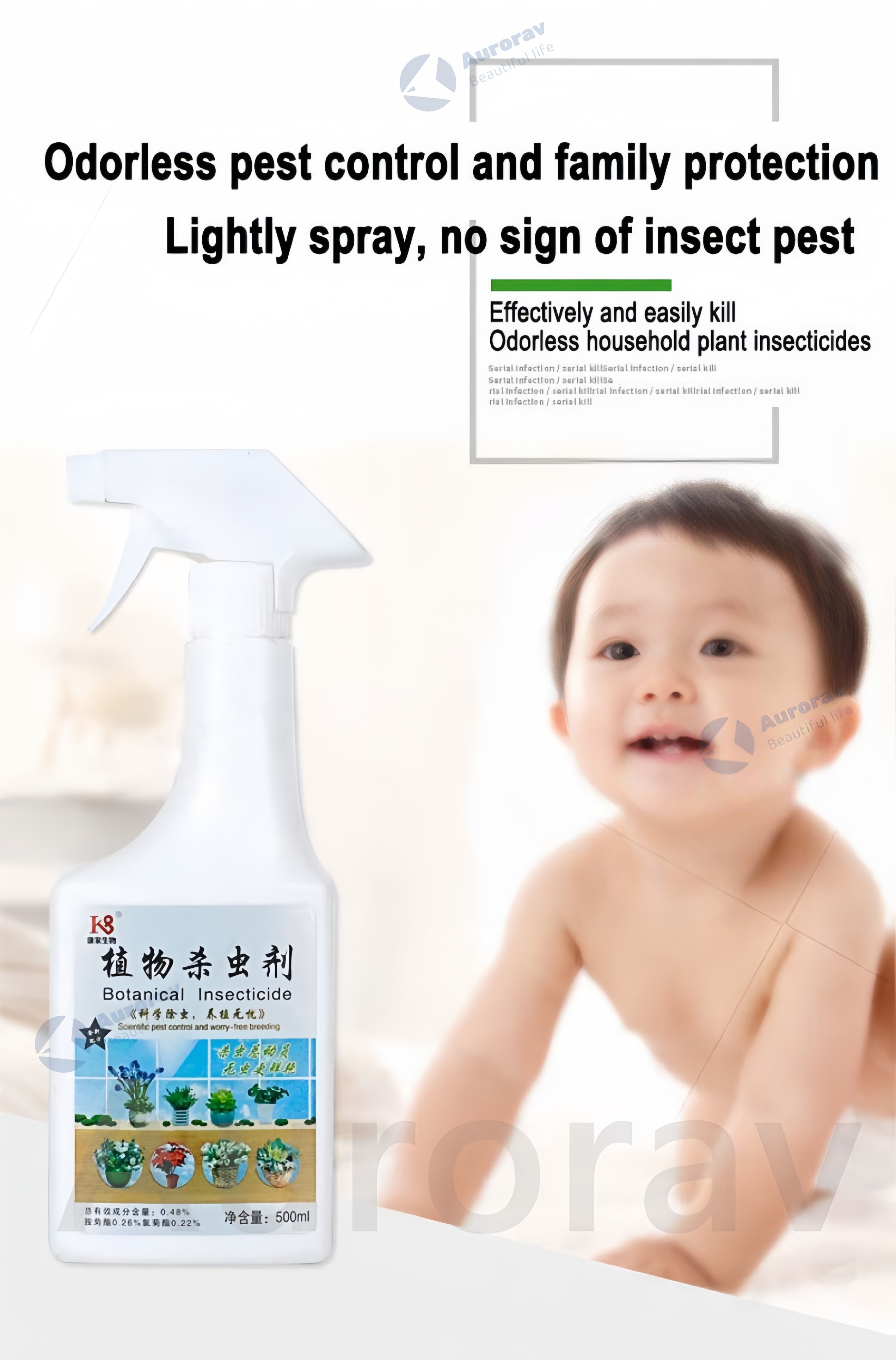 Plant Organic Insecticide Insecticide for Vegetables Pesticides for ...