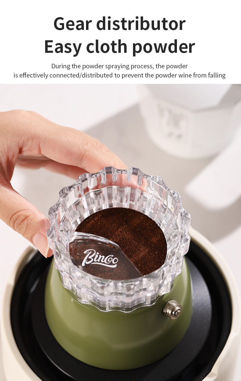 BINCOO Double Valve Coffee Moka Pot Espresso High Temperature