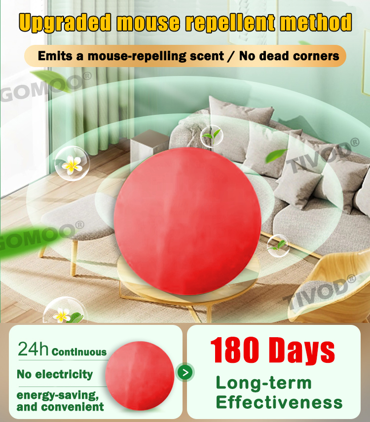 So Easy 50pcs Rat Repellent Mothballs Poison Mouse Killer Repeller ...