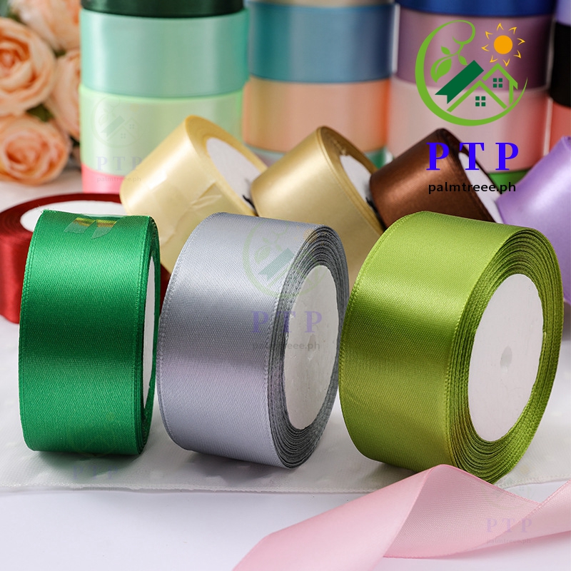 4cm (25 yards/roll) Satin Ribbon Roll Gift Packaging Ribbon Flower ...