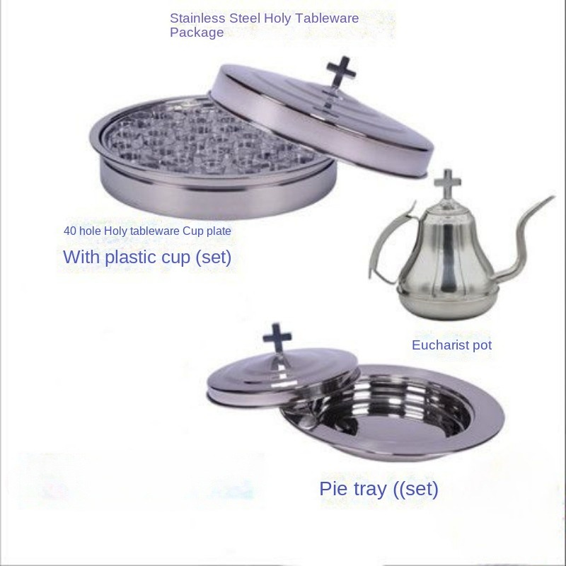 Christian Holy Tableware Communion Cup Communion Set Communion Saucers ...