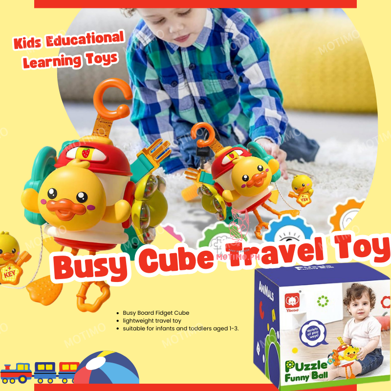 From PH Sensory Busy Fidget Cube Board Travel Toy Baby Toys Educational