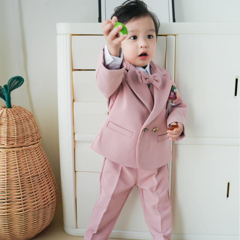 Bilo Baby Boy Tuxedo Formal Wear 3-Piece Set – Shirt, Pants, And Jacket