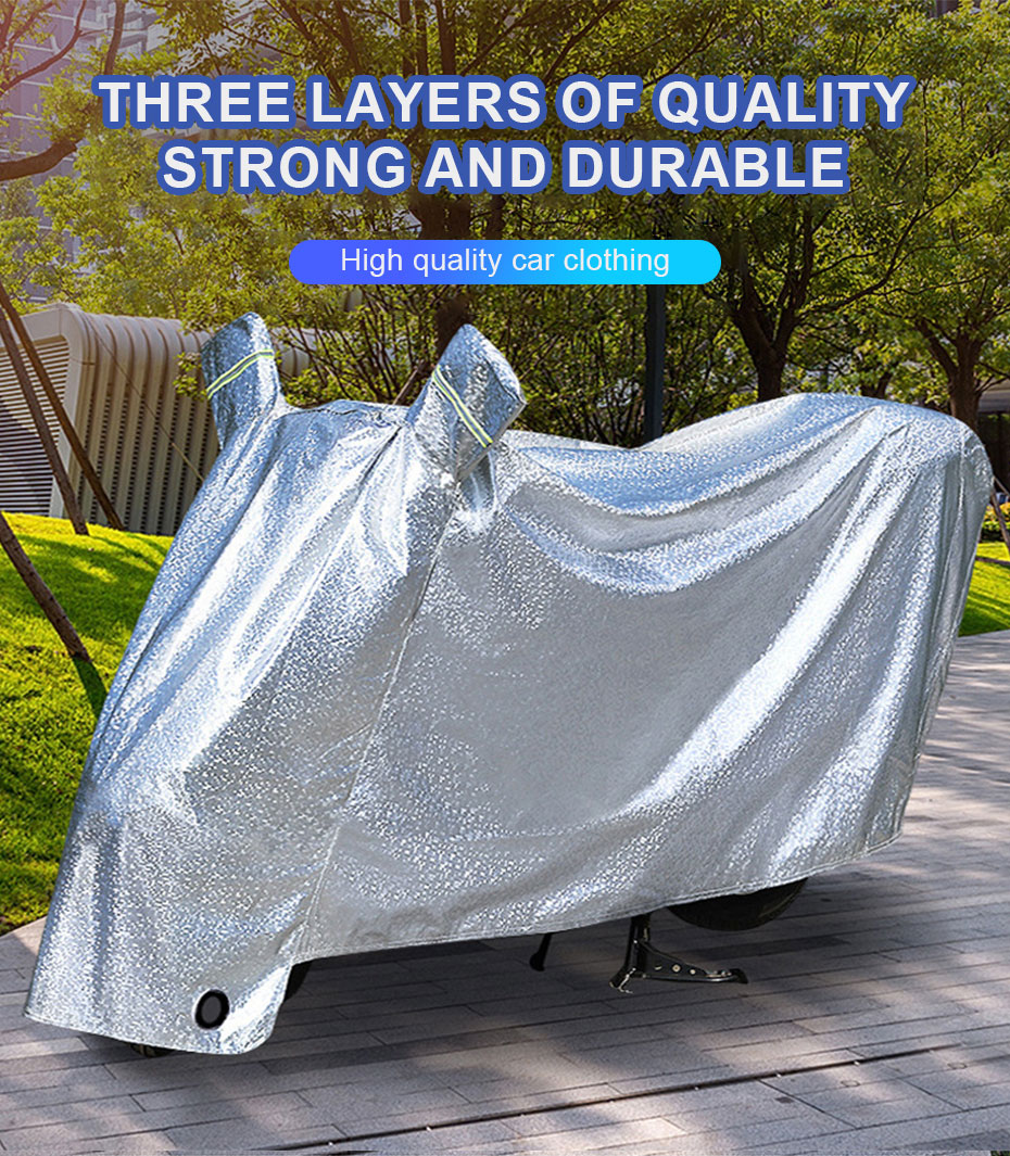SEAMETAL Motorcycle Protective Cover Waterproof Sun Protection UV ...