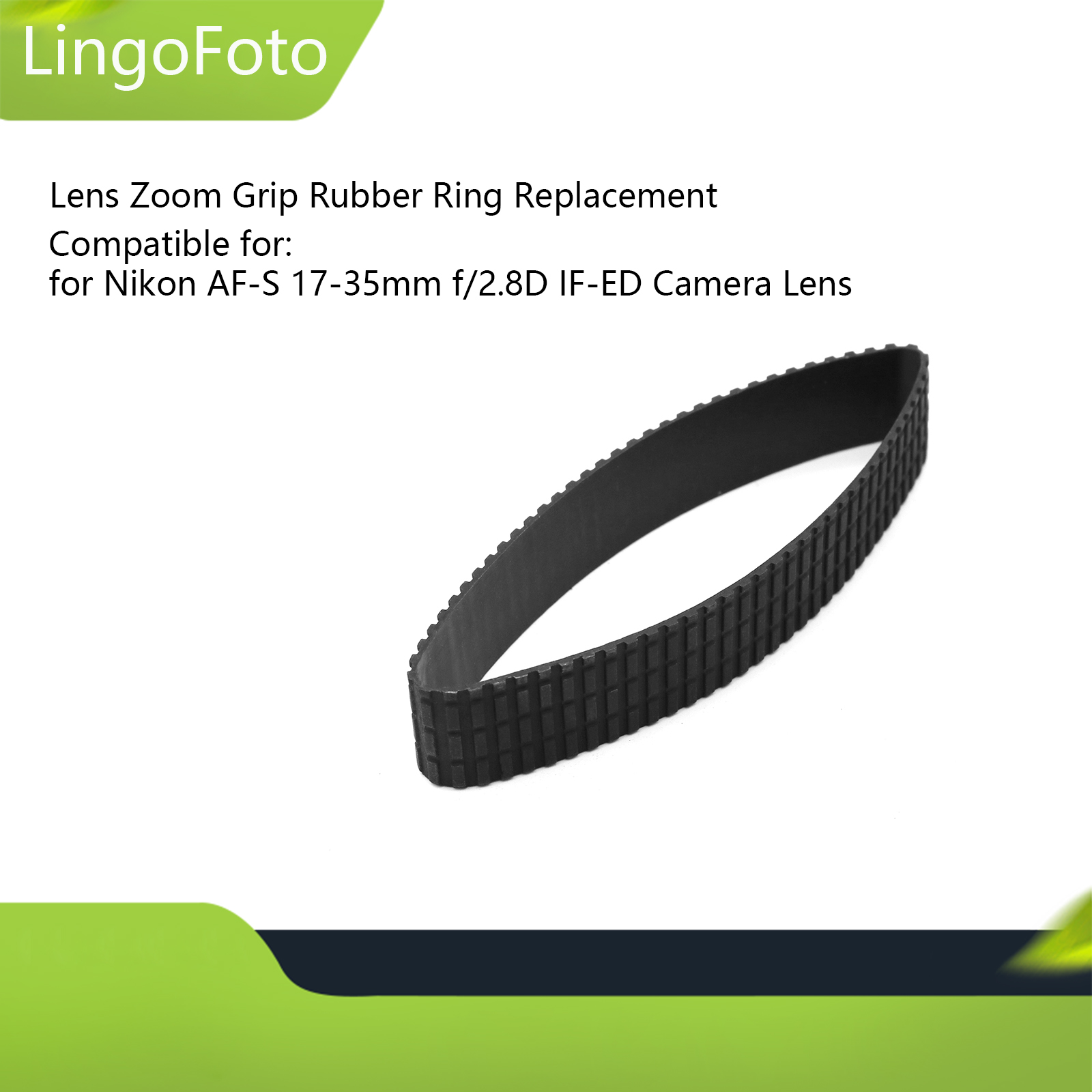Lens Zoom Grip Rubber Ring Replacement for Nikon AFS 1735mm f/2.8D IF