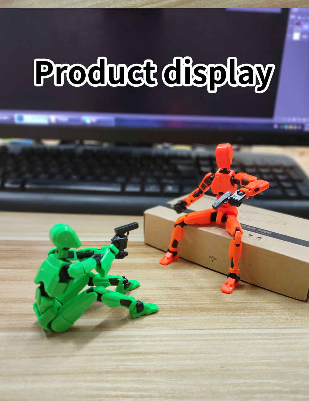 3D multi-articular robot minifigures move action figure educational ...