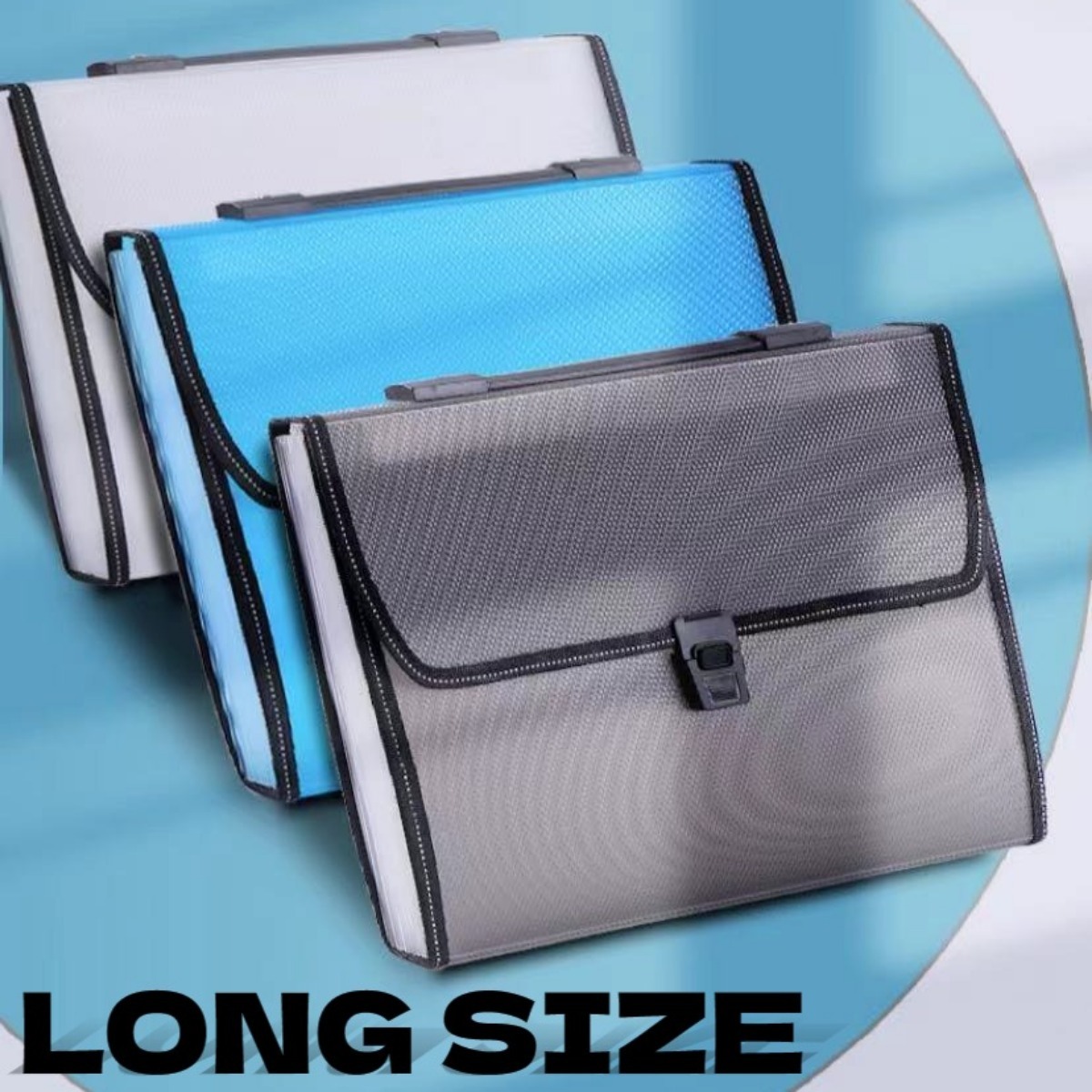 Long Expanding File Folder Document Organizer File Organizer Test Paper ...