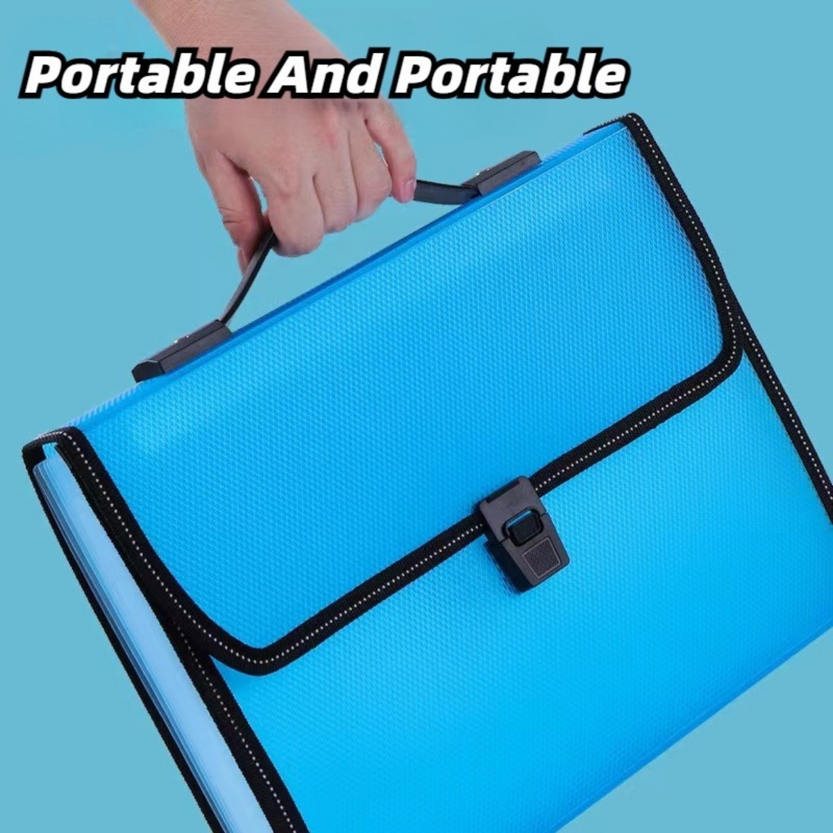 Long Expanding File Folder Organizer Document Organizer Paper Storage ...