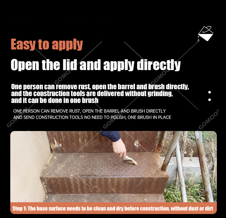 Germany 5in1 Metal Primer Paint 1000G with brush Anti Rust Paint for