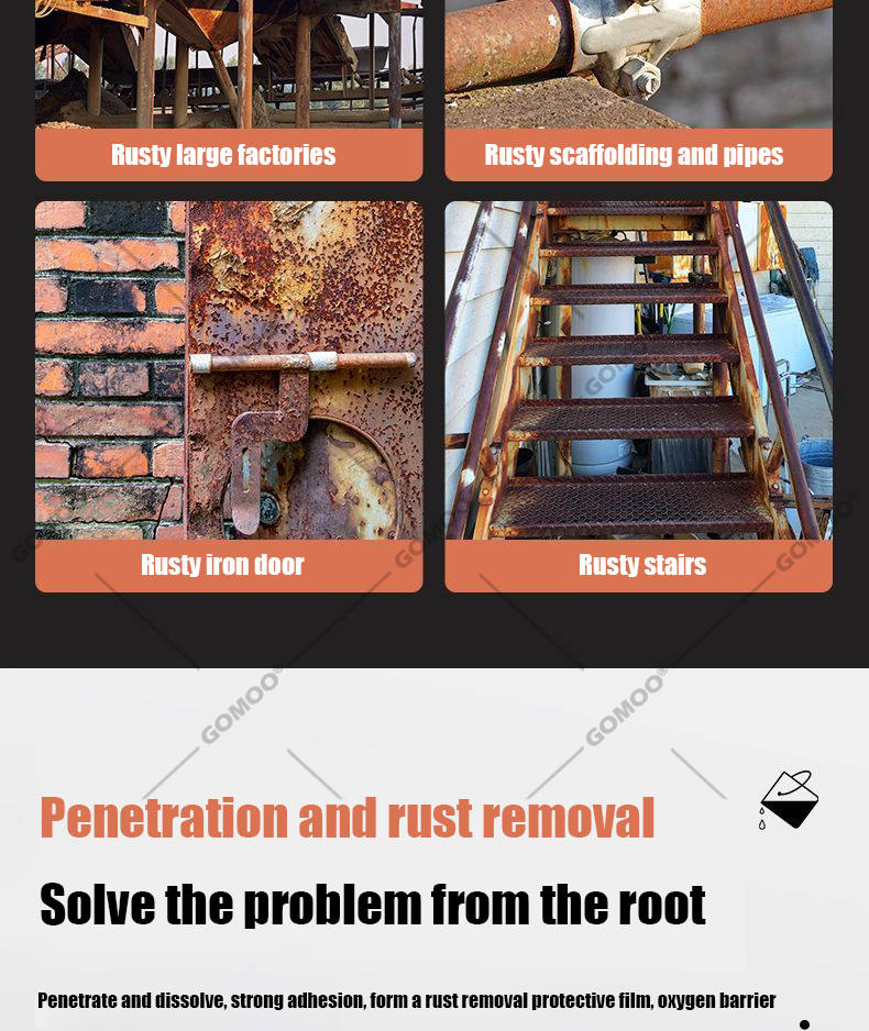 Germany 5in1 Metal Primer Paint 1000G with brush Anti Rust Paint for