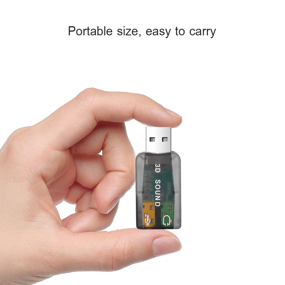 5.1 Sound channel USB independent sound card External computer to ...