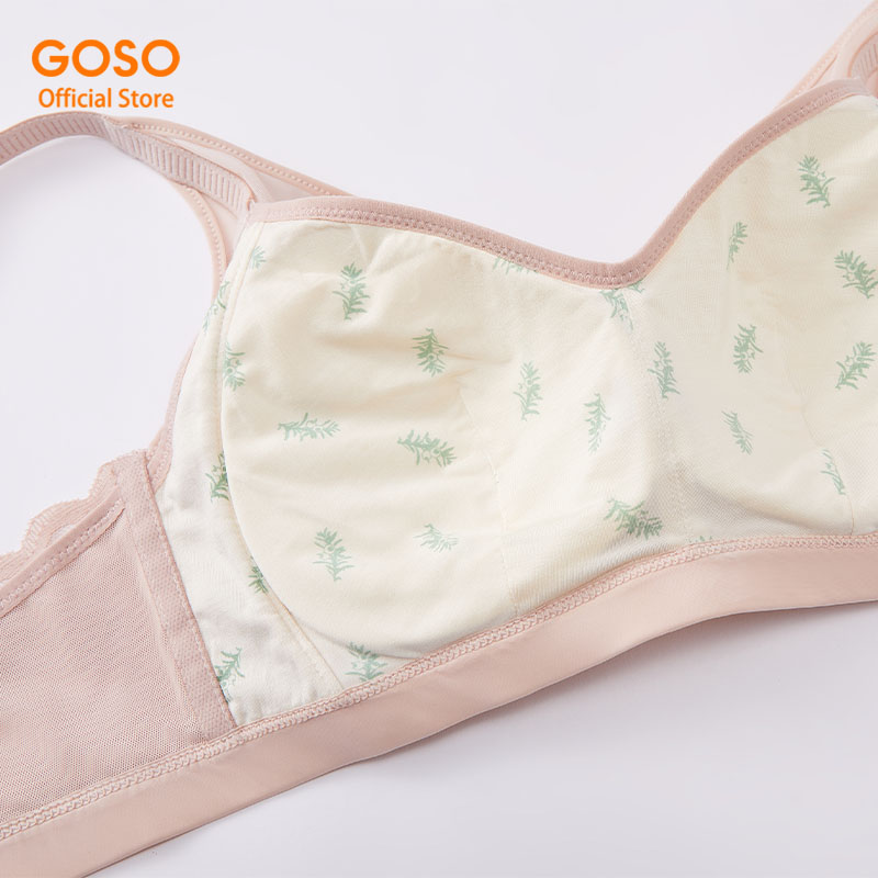 Goso Underwear Women Thin Style Big Breasts Small Bra Adjustable Type