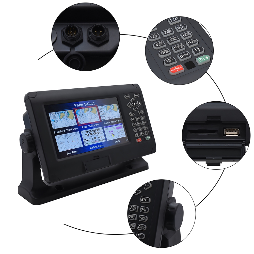Marine navigator satellite positioning device, navigator chart plotter ...