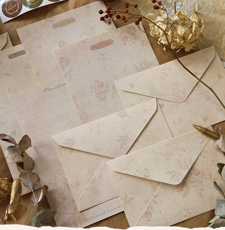 15PCS Envelope for Invitation for wedding Birthday Glossy Vintage