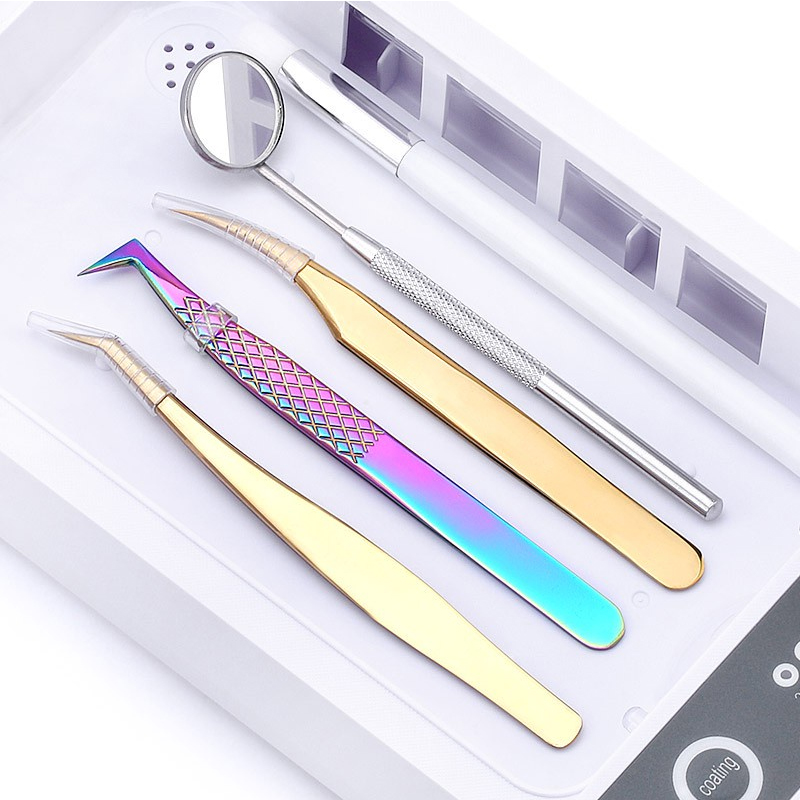 UV Nail Sterilizer Box USB Powered Blue Light Cleaner for Nail Salon ...
