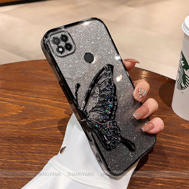 Case For Redmi 9C 10A Electroplating glitter silicone phone case