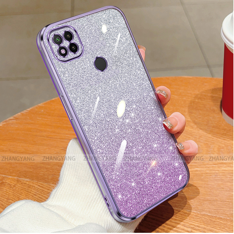 Case For Redmi 9C 10A Electroplating glitter silicone phone case