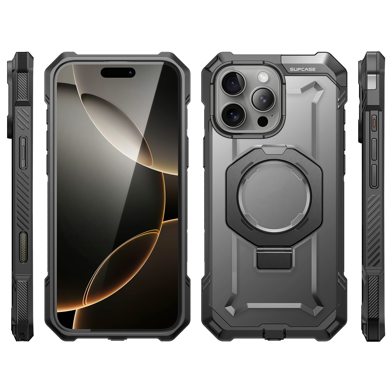 SUPCASE Für IPhone 16 Pro Max Hülle Mit Ständer | Unicorn Beetle Grip, MagSafe-kompatibel, Stoßgeschützt