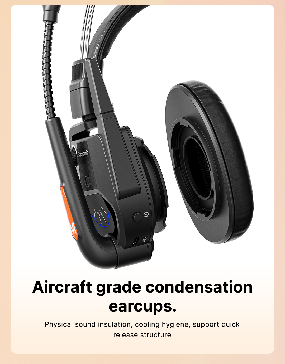Saramonic WiTalk9 9-Person Full-duplex Wireless Intercom Headset System ...