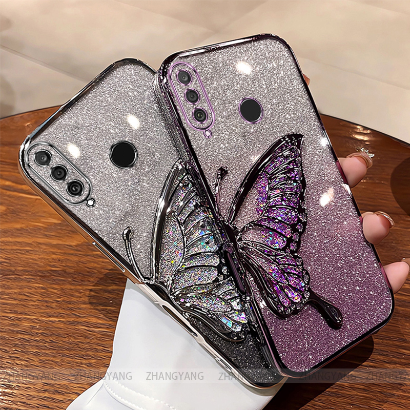 Case For Huawei p30 lite P20 lite Electroplating glitter silicone phone