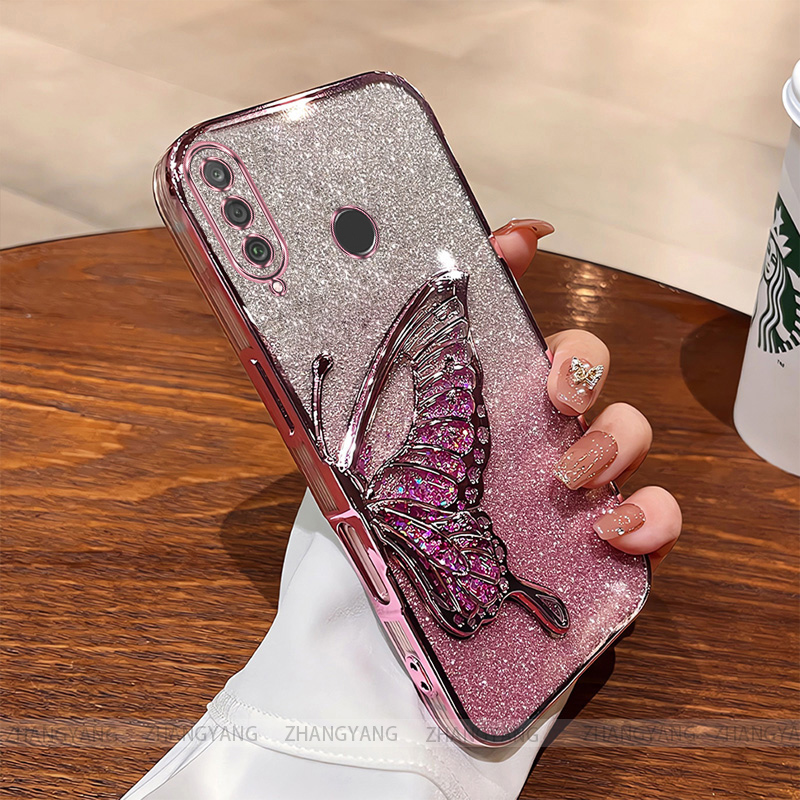 Case For Huawei p30 lite P20 lite Electroplating glitter silicone phone