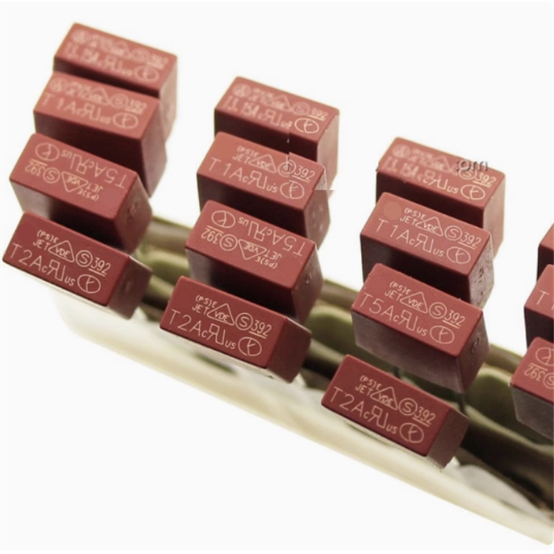 100pcs 392 Square/Square Fuse 250V Braided with Slow Break T 1A 2A 3 ...
