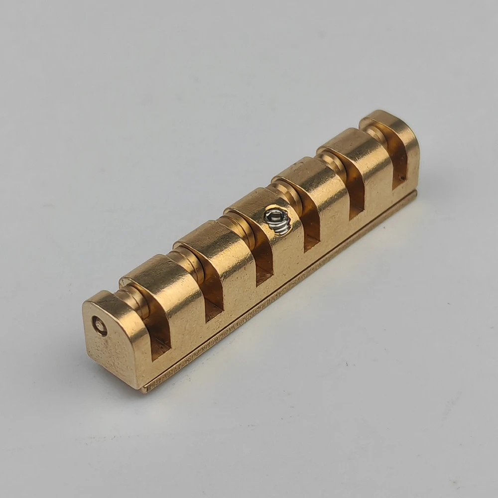 Height Adjustable 42mm Brass Roller Guitar Nut Replacement for Les Paul