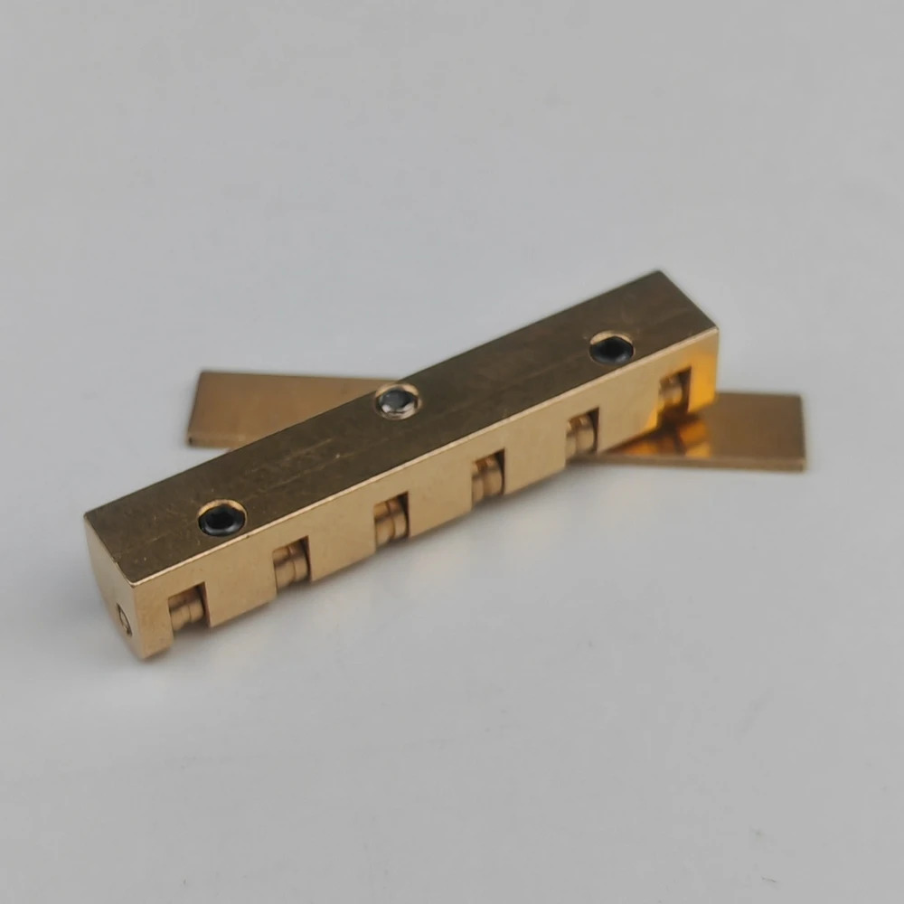 Height Adjustable 42mm Brass Roller Guitar Nut Replacement for Les Paul