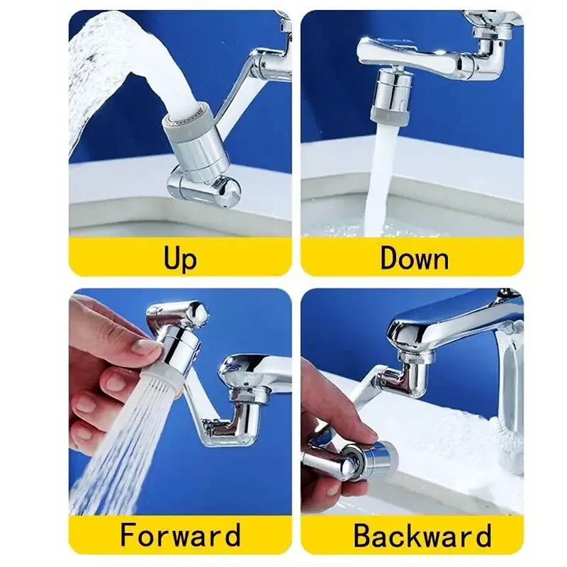 Universal 1080° Rotation Faucet Sprayer Head For Kitchen Washbasin ...
