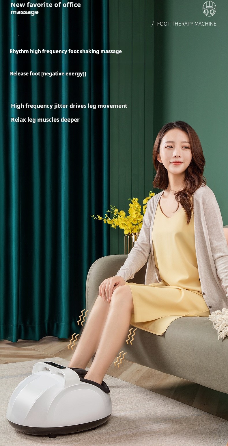 Jinkairui Foot Massager Roller Scraping Shiatsu Massage Foot Vibration