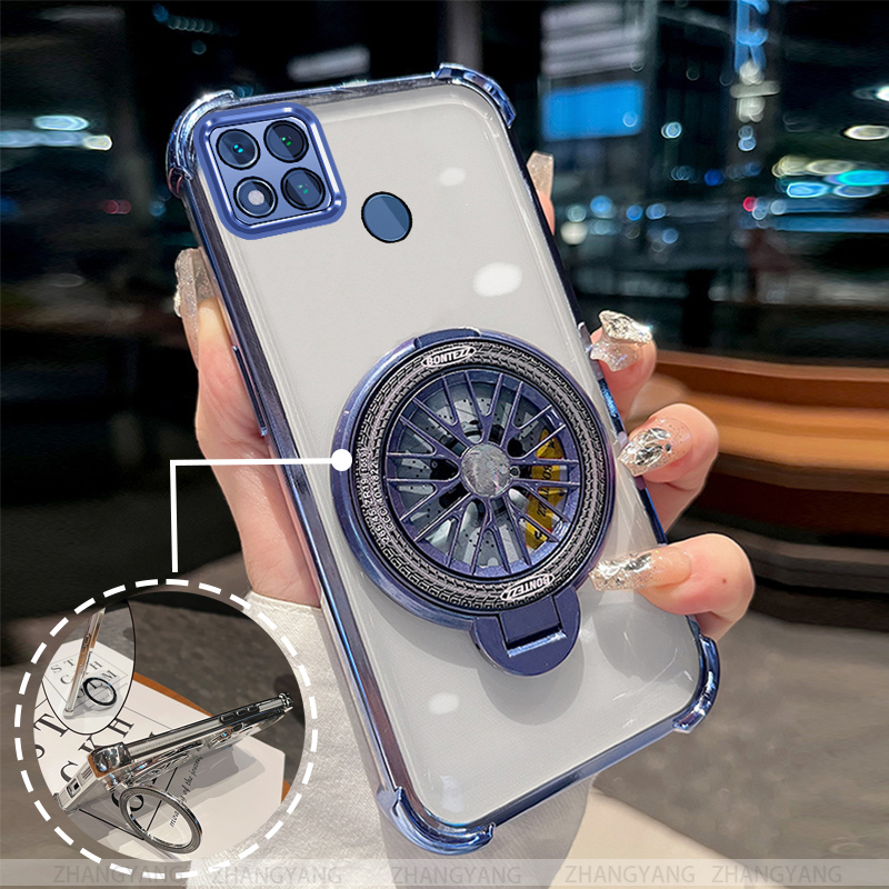 Case For Redmi 9c 10A Four corner anti drop electroplated phone case