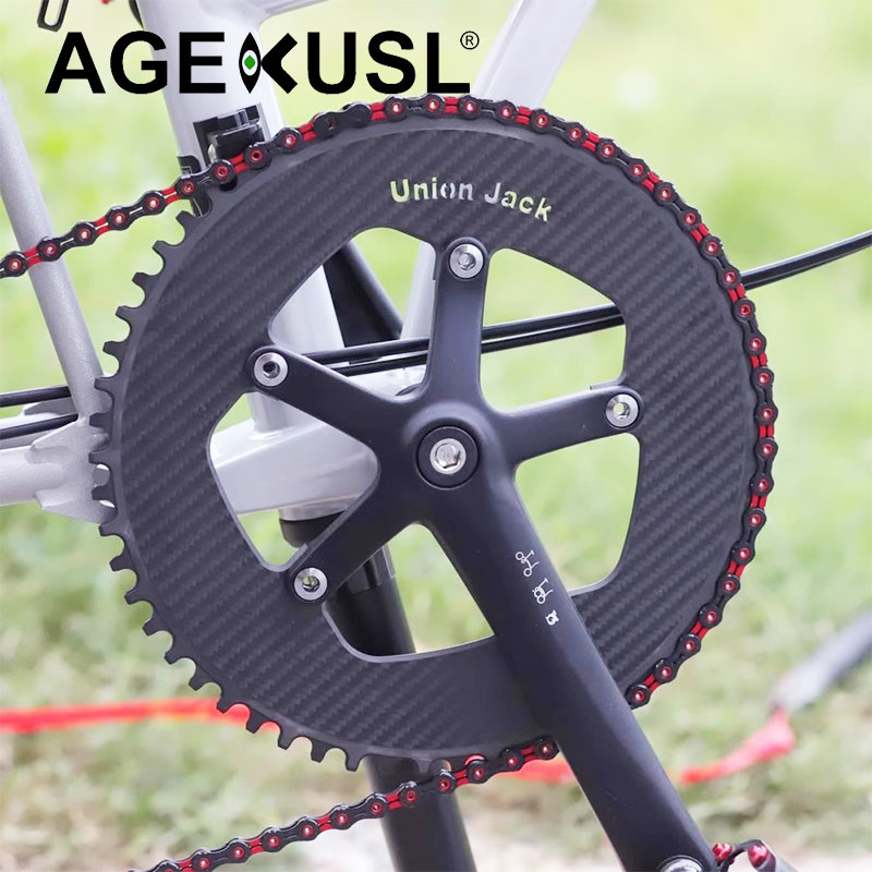Union Jack Bicycle Chainring Chainwheel BCD 130 50T 52T 54T 56T Carbon ...