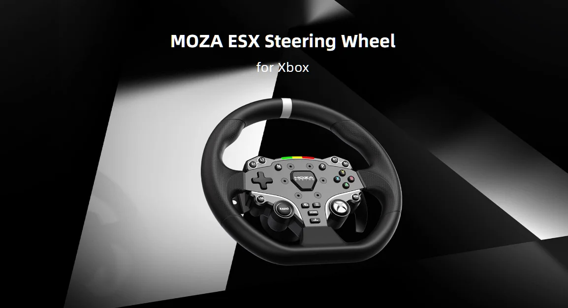MOZA Racing ESX Steering Wheel for Xbox with 22 Customizable Buttons ...