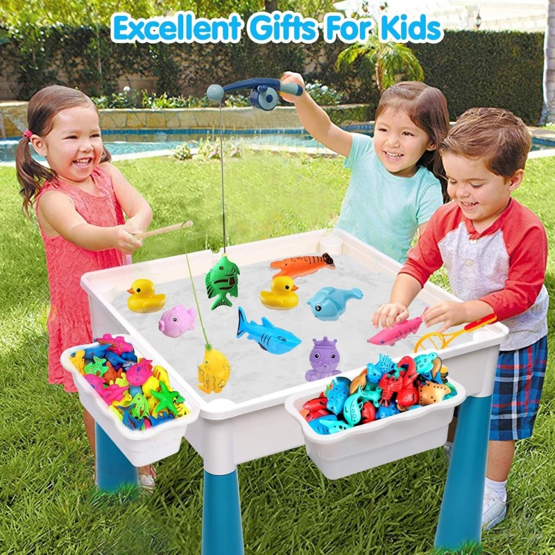 220pcs Building Blocks Table and Chair Set Study and Play Set Table ...