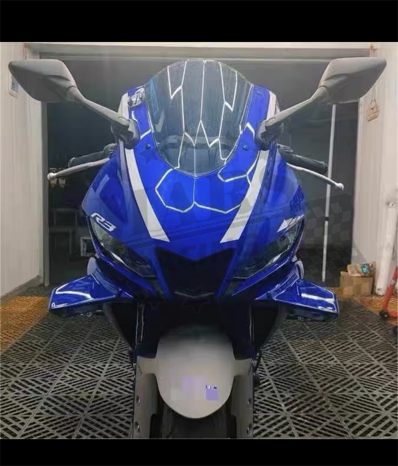 Motorcycle Accessories Sport Front Spoiler Winglet Aerodynamic Wing Kit ...