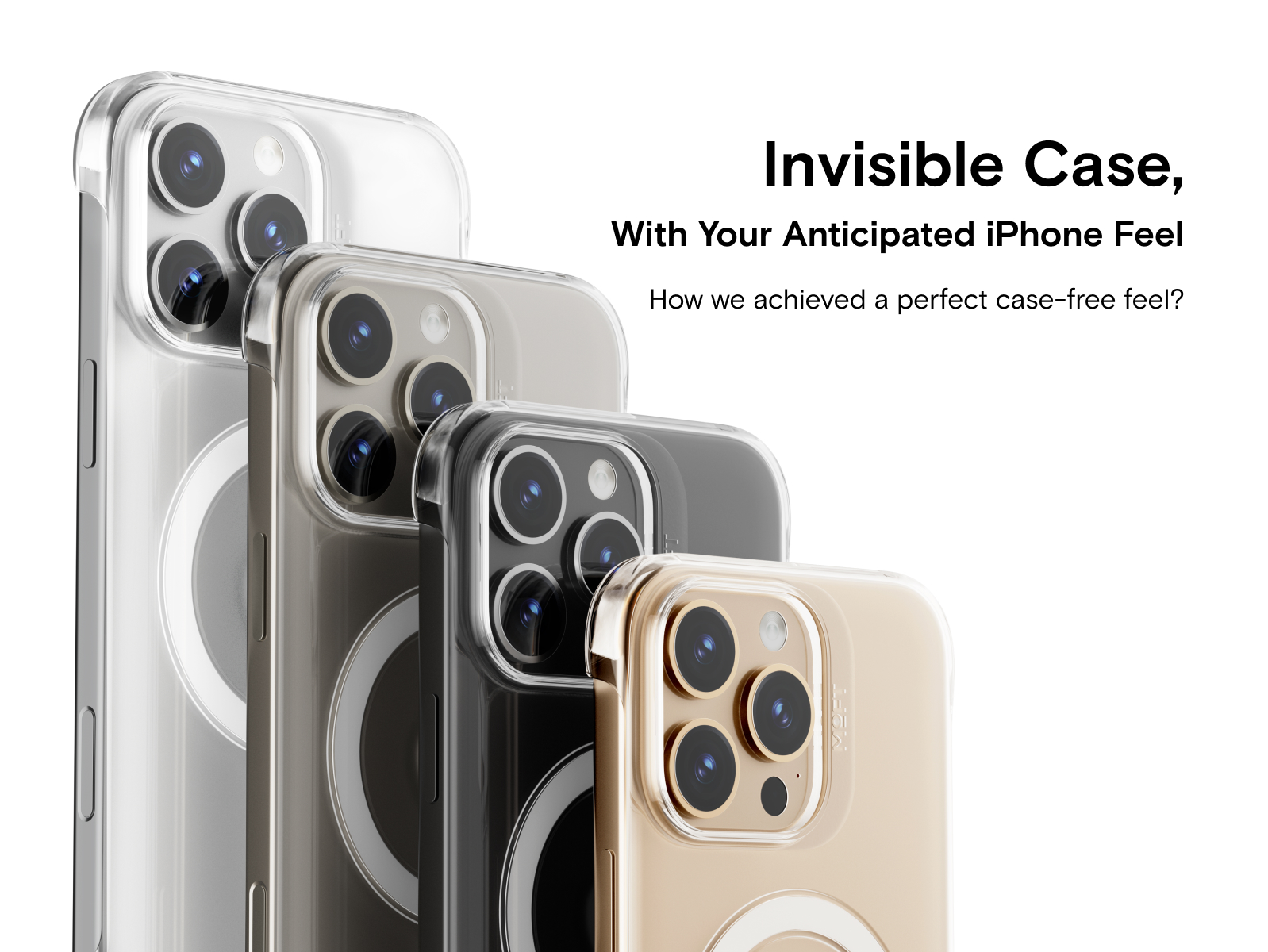 MOFT Snap Invisible Case for iPhone 16 pro max/pro/plus